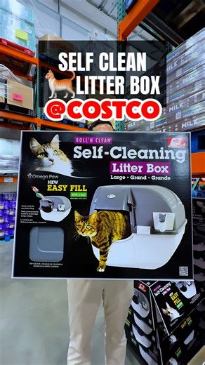 Costco Wonders | Emmanuel Martinez | Costco Finds on Instagram: "Costco just stocked a Self-Cleaning Litter Box for $32.99, making pet care easier and cleaner than ever. Say goodbye to daily scooping and hello to more time with your furry friend—share with a cat parent! #costcofinds #costcowonders #costcoinfluencer #costco #petessentials #costcopets #catparents #costcodeals #costcobuys #catlife"