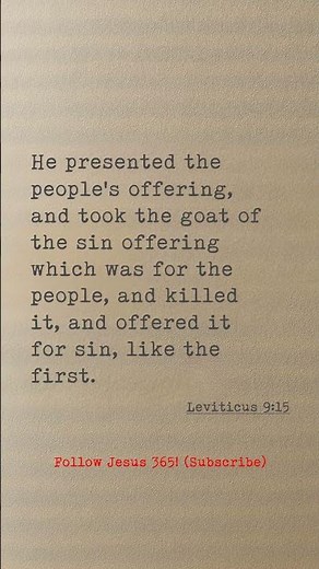 Finding Our Place in the Ritual: Reflecting on the People's Sin Offering