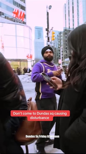RTN Toronto on Instagram: "#RTN: Toronto man was seen bullying random people at Yonge and Dundas 🤦🏻‍♂️ Via: (@headshotsbabak • TT/film.mission)"