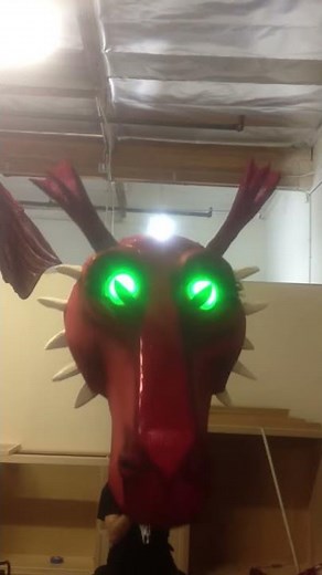 Floating Shrek Dragon Puppet Head