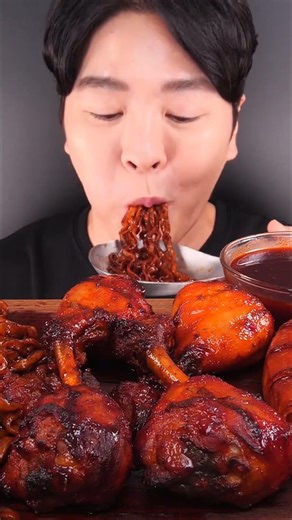 핵매운 불닭 라면 리얼 사운드 🤯