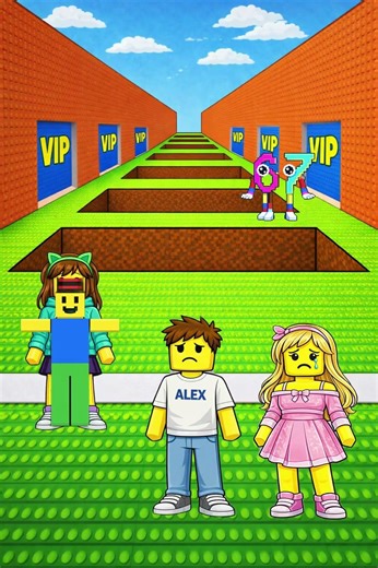 MISERABLE GIRL😢❤️‍🩹 | Escape Tsunami Roblox (Alex) | 2D Animation