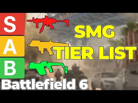 The DEFINITIVE SMG Tier List - Battlefield 6