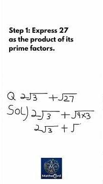 Adding Radicals with Different Radicands