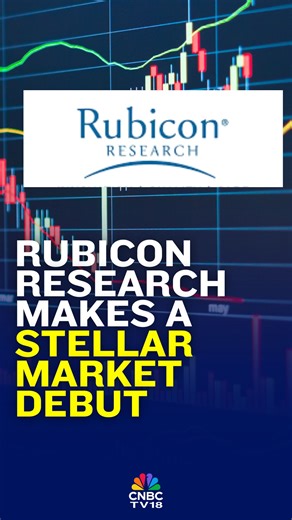 Rubicon Research made a strong stock market debut, listing at ₹620/ piece on the NSE on Oct 16. #Watch #RubiconResearch #Debut #Market #DalalStreet #Shares #Listing #IPO #CNBCTV18Digital | CNBC-TV18