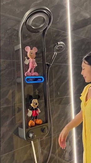 ( # 2343 ) 1️⃣ Spa Time Rainfall Elegant Digital Shower Set – Relax, Refresh, Rejuvenate