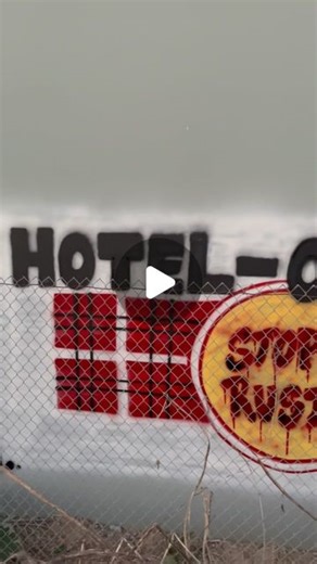 @mr.holidayinnn on Instagram: "Been smashing through rustos lately 🤣. That old rusto logo is for sure a classic, because the “stop rust” has cool drips to it🩸. Very graffiti ish.. #hotelgraffiti"