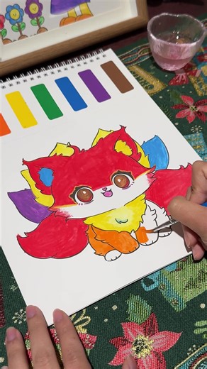 No prep,no mess,paint with water!#momtok #coloring #fyp #toddlermom #watercolor