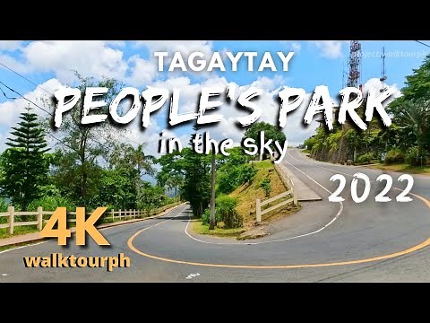 People's Park in the Sky Full Walk tour [4K] Tagaytay