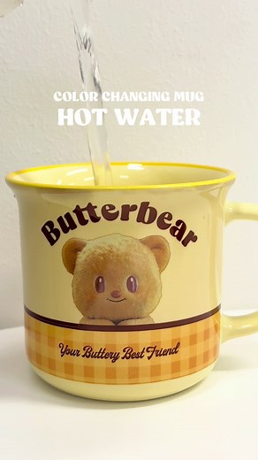 Limited Stock: Butterbear Color Changing Mugs