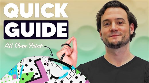 Create Your 1st All-Over-Print Design (NEW Products!)