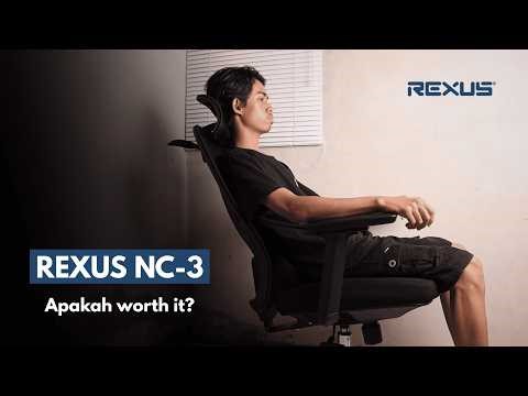 Finally, You Can Upgrade from a Plastic Chair! Unboxing, Assembling, and Reviewing the Rexus NC3