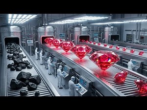 Inside the Artificial Diamond Factory — From Carbon to Lab Diamonds | Full Process
