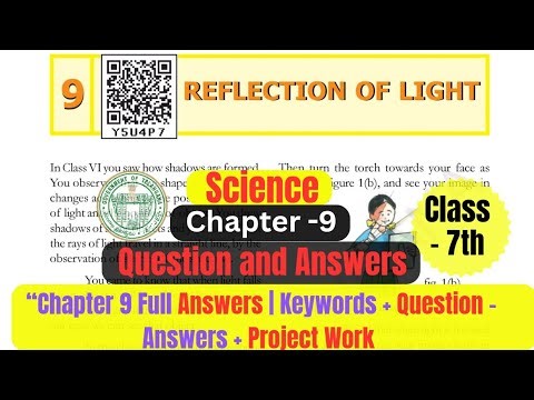 Class 7 Science | Chapter 9: Reflection of Light | Full Question and Answers | Telangana State Board