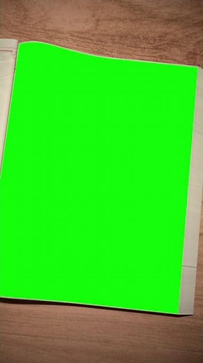 Animated Book Opening with Green Screen