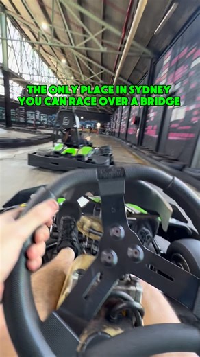 The one and only fast pace overpass bridge! 💨 Only at Extreme indoor go karting Sydney! 🏎️ #gokarting #villawood #sydneygokarts #sydney #extreme #races #karting #car #gokart | Extreme Indoor Go Karting Sydney
