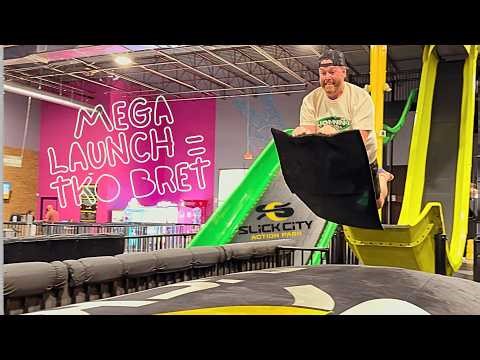 10 GIANT SLIDES... The Mega Launch Almost Ended Bret | Slick City Action Park