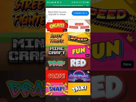 10 How to create text effects on pixellab