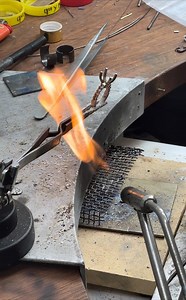 Behind the scenes. Master Jeweller Chris is busy working on another creation for our Beyond Luxury collection. He is finishing soldering the setting ready for the next step… diamonds to be set  We can’t wait to see this one finished! | LeGassick Fine Jewellery | Facebook