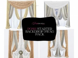Backdrop Swag Pack | Transparent PNG Design Assets (digital Download) - Etsy