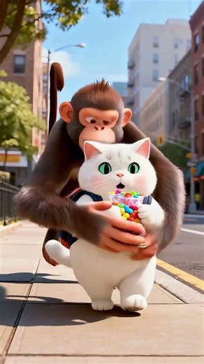 Cat Story Animated Cat story. #cat #cartoon