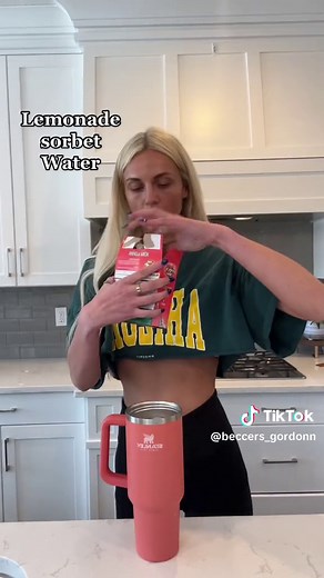 When you drink too much soda and need to drink water. Welcome to water tok #watertok #stanley #soda #gaststation #skinnysyrups #hydration #CapCut