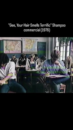 Gee your hair smells terrific shampoo commercial 1976