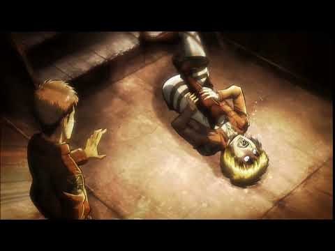 Armin breaks his leg