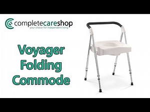 Voyager Folding Commode - Ideal For Traveling