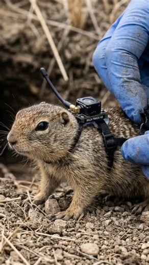 Ground Squirrel POV: Inside the Hidden Burrow 🐿️ #Wildlife
