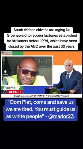 Dr. Groenewald for President