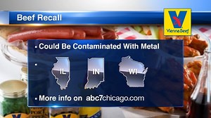 Vienna Beef hot dogs recalled for possible metal contamination