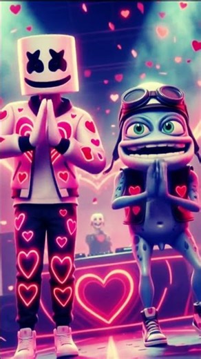 🐸🎧🐻‍❄️ CRAZY Frog x Marshmello – Chinese Trend Dance 🔥 Viral Hand Moves Shorts