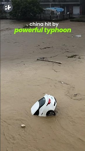 southern china battered by powerful typhoon noul #shorts