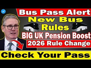 Major 2026 Bus Pass Rule Change for Over-60s – What You Need to Know
