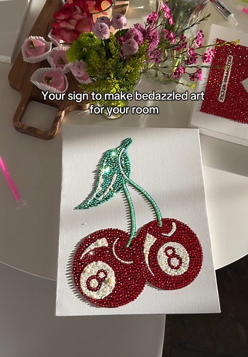 Create Stunning Bedazzled Art for Your Room