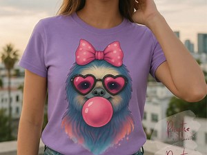 Cute Sloth Bubblegum PNG | Coquette Pink Bow Sloth Clipart | Heart Glasses Sloth Digital Download | Aesthetic Animal Sublimation Design - Etsy Canada