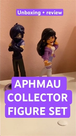 Aphmau MyStreet collector figure set unboxing and review