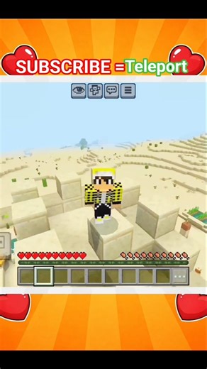 Minecraft But If You Subscribe I Teleport 😱