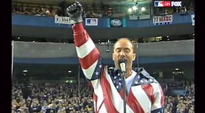 Lee Greenwood Sings "God Bless The USA" To A Full Yankee Stadium