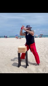 Checking Martial Arts Arm Strength & Technique | Power Zone Spring Beach Board Breaking Black Belt Event #hollywood #beach #martialarts #springbreak #karate #taekwondo #powerzone #kenpo #elbow | Point Fighter Live