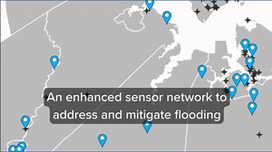 A new sensor network system will help track real-time data for flood-prone areas