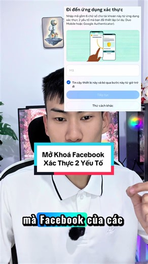 Mở Khoá Facebook Bị Xác Thực 2 Yếu Tố