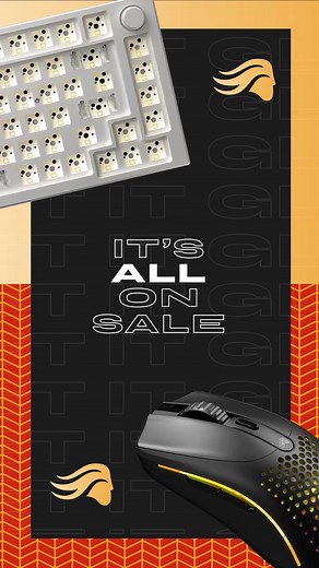 You can’t go wrong with the gift of new gear (especially when it’s all on sale). Get discounts on everything an additional $20 off every $100 spent AND free shipping. ⌨️ #Glorious #Deals #Holiday #CustomKeyboard #Mice #Gear
