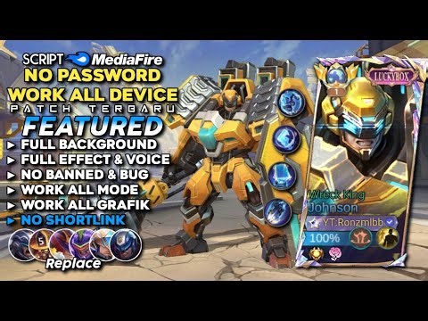 Script Skin Johnson Luckybox Wreck King No Password MediaFire | Full Effect Voice - Patch Terbaru