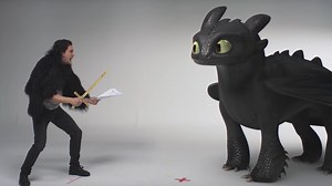 Kit Harington Meets Toothless in Lost HOW TO TRAIN YOUR DRAGON Audition Tape