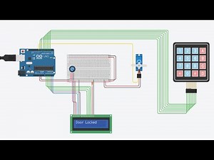 Door Lock Project Using Arduino || On Tinkercad