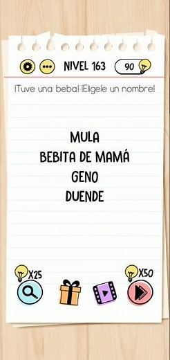Brain Test | Nivel 163 - ¡Tuve una beba! ¡Elígele el nombre!