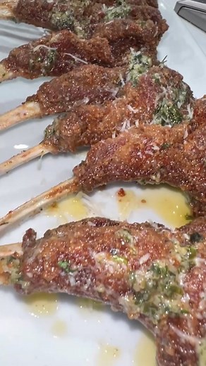 Mouthwatering Fried Garlic Parmesan Lamb Chops Recipe