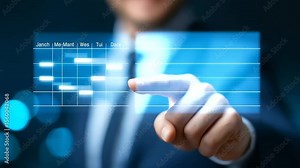 Streamline your projects with a dynamic Gantt chart for efficient task management and scheduling. Stock Video